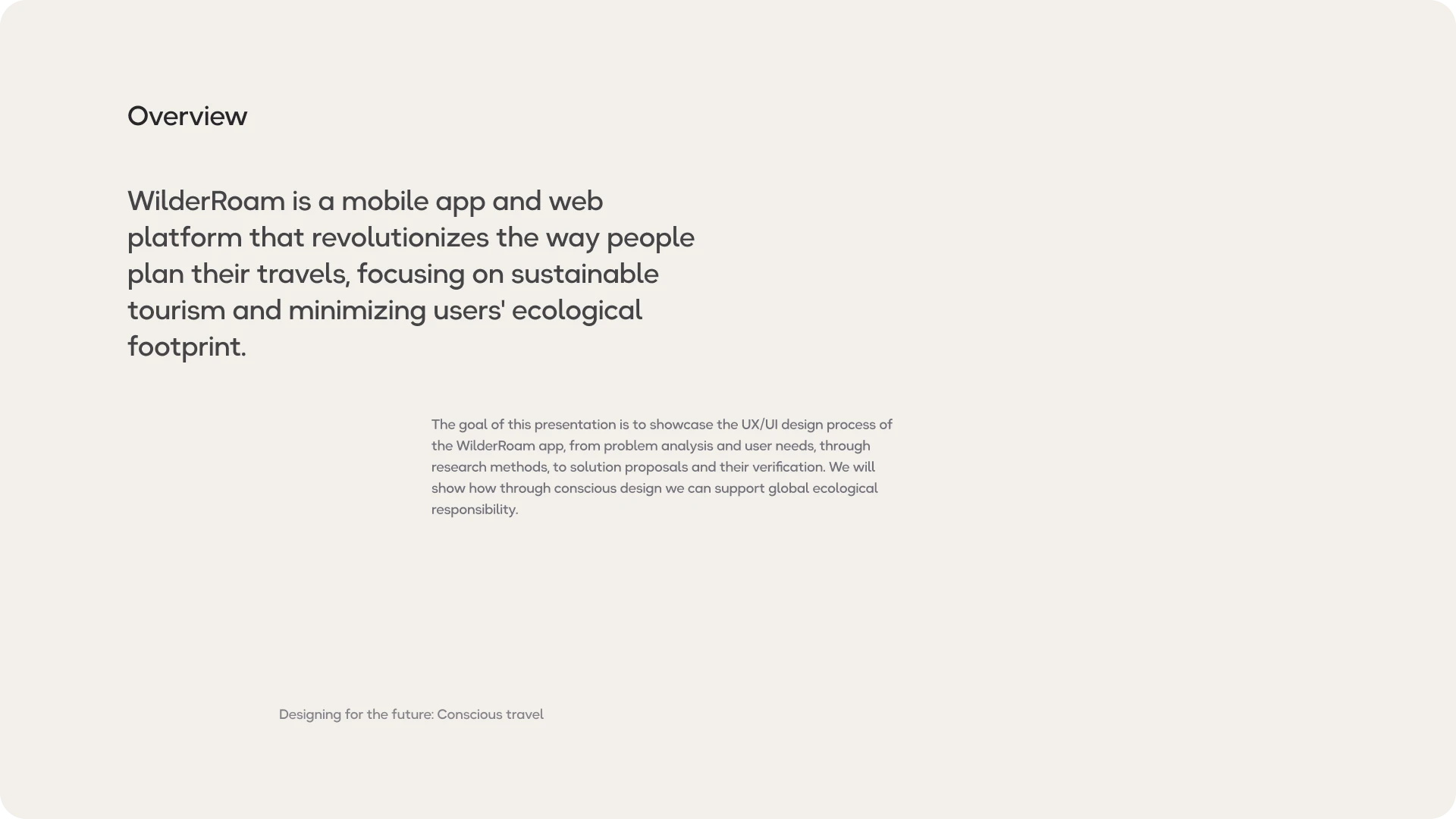 Wilder Roam - Project Overview